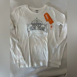 New Gymboree Happy New Year top shirt size 12